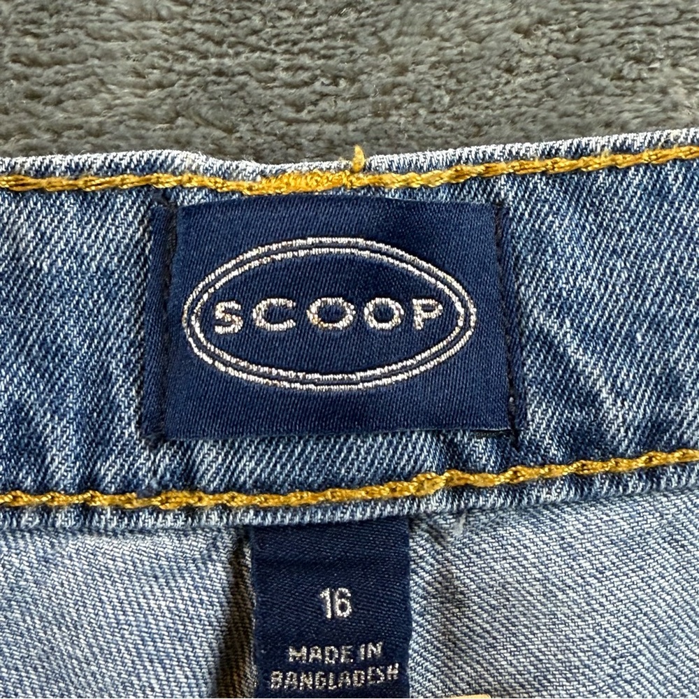 SCOOP Women's Jeans Brand New Size 16 Slouchy Wide Leg High Rise - Picture 3 of 13
